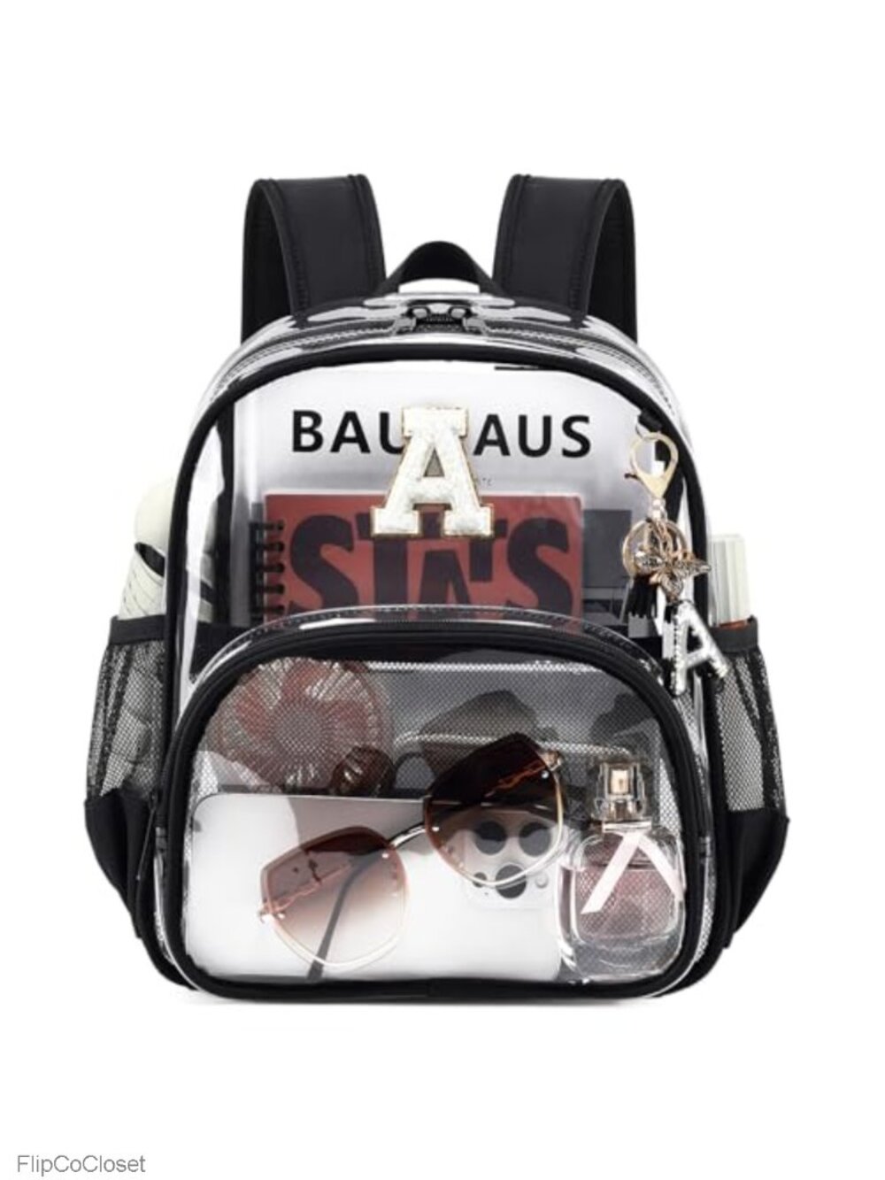 Clear Stadium Approved Backpack Women Mini Transparent PVC Backpack